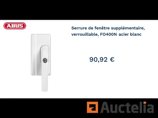 Abus fo400n raamgreep slot - afbeelding 1 van  2
