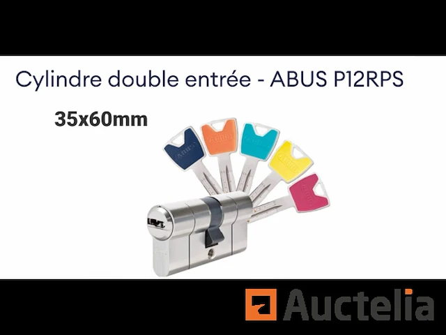 Abus p12rps safety duoface cilinder - afbeelding 1 van  6
