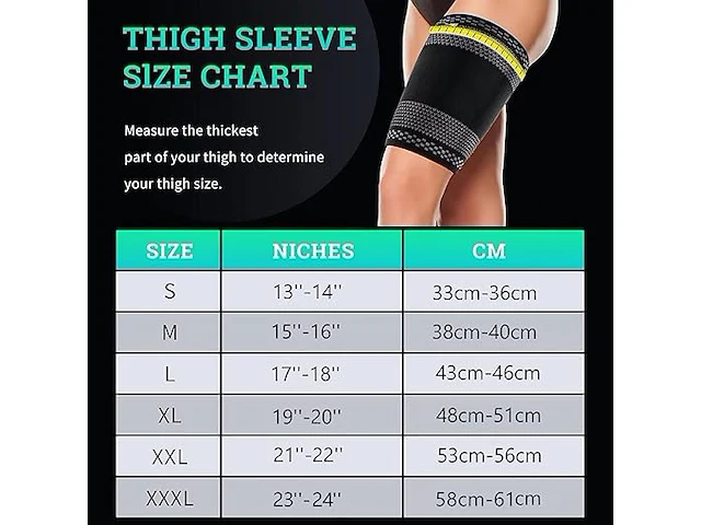 Abyon dijbeenbandage (2 stuks, 3xl) - afbeelding 4 van  5