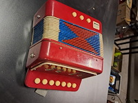 Accordion v kind perfecte staat jaren 1980 - afbeelding 1 van  3