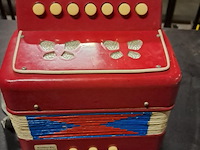 Accordion v kind perfecte staat jaren 1980 - afbeelding 2 van  3