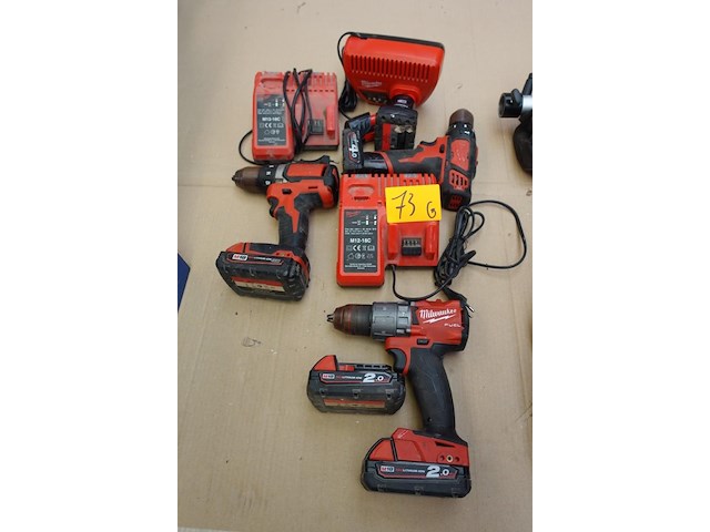 Accu assortiment milwaukee - afbeelding 1 van  7