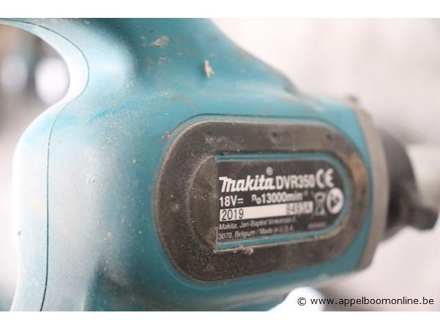 Accu betontrilnaald makita dvr350, werking niet gekend - afbeelding 3 van  3