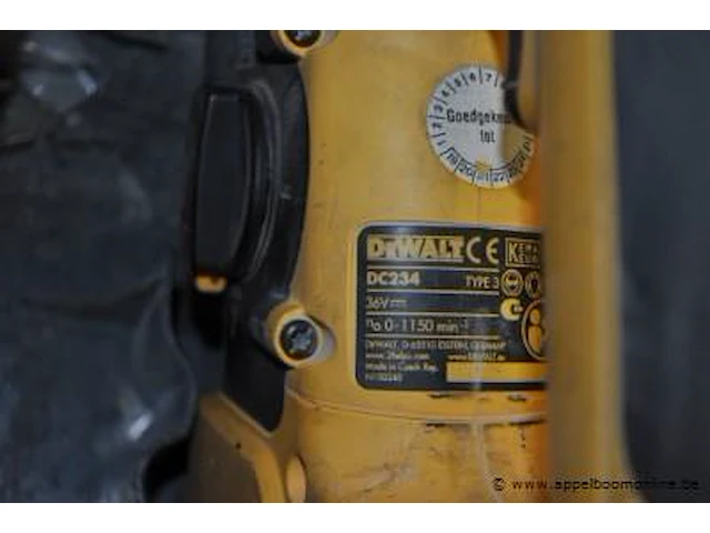 Accu boorhamer dewalt dc234 - afbeelding 3 van  3