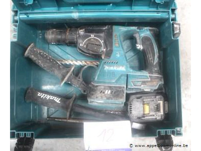 Accu-boorhamer makita dhr243, vv oplader, werking niet gekend - afbeelding 1 van  2