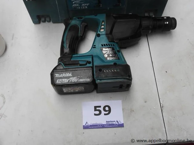 Accu boorhamer makita dhr243, zonder lader, werking niet gekend - afbeelding 1 van  2