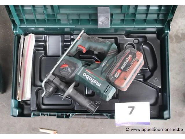 Accu boorhamer metabo bh 18 ltx bl 15 - afbeelding 1 van  2