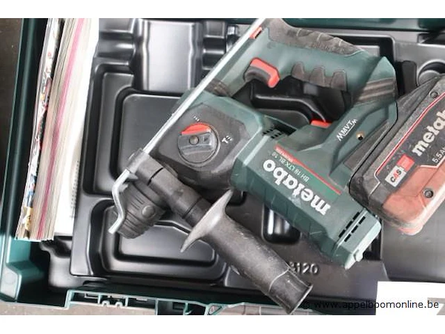 Accu boorhamer metabo bh 18 ltx bl 15 - afbeelding 2 van  2