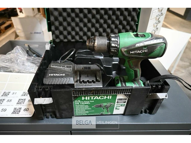 Accu-boormachine - merk: hitachi - afbeelding 2 van  4