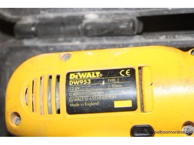 Accu boormachine dewalt dw953 - afbeelding 2 van  2
