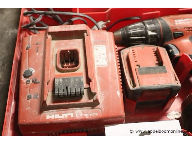 Accu boormachine hilti sf 14-a, vv oplader en extra batterij - afbeelding 3 van  3