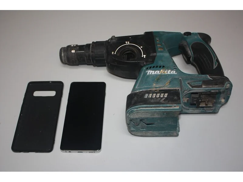 Accu boormachine makita en smartphone samsung