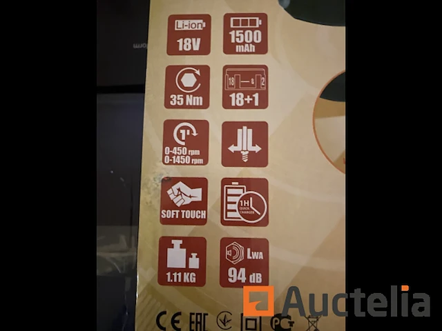 Accu boormachine met 2 accu's - afbeelding 3 van  5