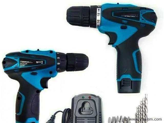 Accu boormachineset - afbeelding 1 van  2