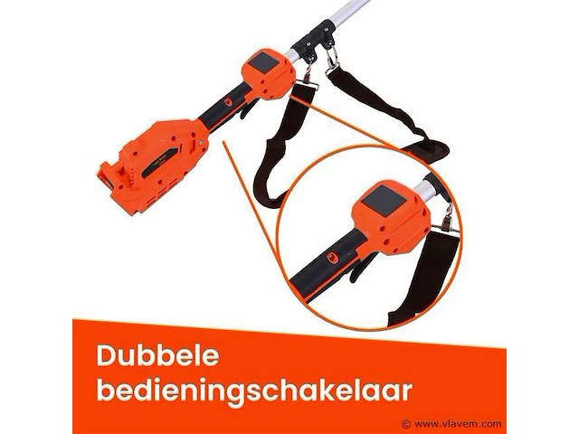 Accu bosmaaier 20 volt - afbeelding 9 van  11