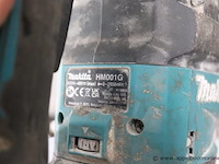 Accu breekhamer makita hm001g, vv 2 batterijen en oplader - afbeelding 2 van  2