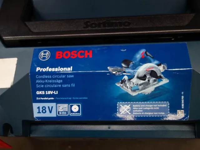 Accu cirkelzaag bosch - afbeelding 3 van  6