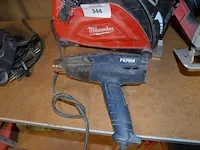 Accu cirkelzaag milwaukee m18blc66 zonder accu, opzetstuk voor cirkelzaag voor aansluiting stofzuiger, warmluchtpistool ferm ham1018, elektrische wipzaag x-kraft xk-610fb-js-f - afbeelding 5 van  13