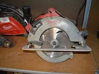 Accu cirkelzaag milwaukee m18blc66 zonder accu, opzetstuk voor cirkelzaag voor aansluiting stofzuiger, warmluchtpistool ferm ham1018, elektrische wipzaag x-kraft xk-610fb-js-f - afbeelding 1 van  13