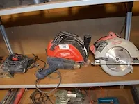 Accu cirkelzaag milwaukee m18blc66 zonder accu, opzetstuk voor cirkelzaag voor aansluiting stofzuiger, warmluchtpistool ferm ham1018, elektrische wipzaag x-kraft xk-610fb-js-f - afbeelding 6 van  13