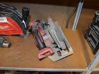Accu cirkelzaag milwaukee m18blc66 zonder accu, opzetstuk voor cirkelzaag voor aansluiting stofzuiger, warmluchtpistool ferm ham1018, elektrische wipzaag x-kraft xk-610fb-js-f - afbeelding 13 van  13