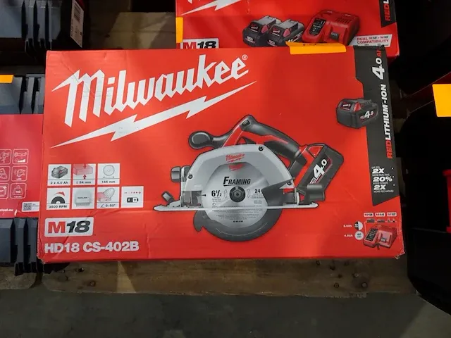 Accu cirkelzaag milwaukee - afbeelding 1 van  2