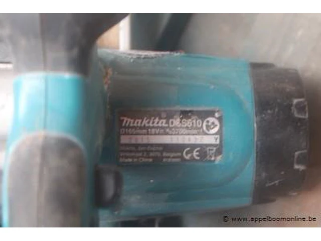 Accu cirkelzaagmachine makita dss610, werking niet gekend - afbeelding 2 van  2
