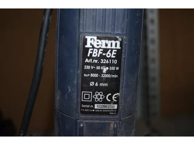 Accu compressor tofcraft xyz 185 in koffer met lader, frees ferm fbf6e, werflamp (17,20,22) - afbeelding 7 van  7