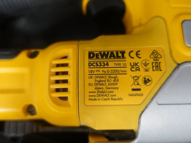 Accu decoupeerzaag dewalt - afbeelding 3 van  4