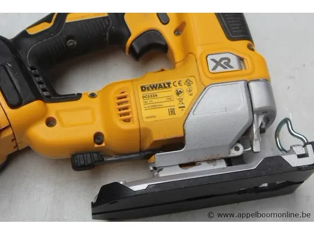 Accu decoupeerzaagmachine dewalt, dc5334, met accu, zonder lader, werking niet gekend - afbeelding 3 van  3