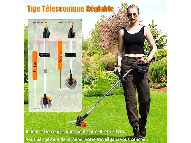 Accu-grastrimmer - afbeelding 2 van  4