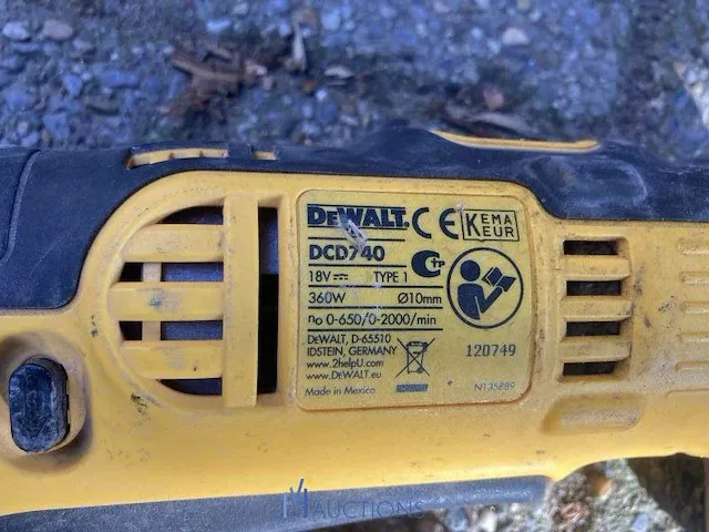 Accu haakse boormachine dewalt - afbeelding 3 van  3