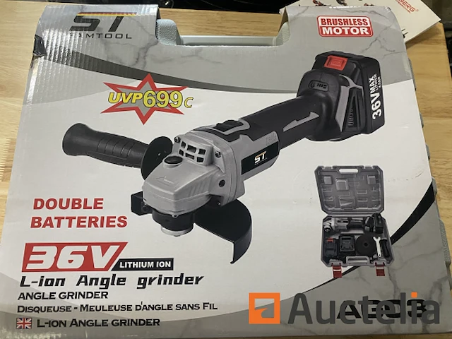 Accu haakse slijper 36v 4 ah - afbeelding 4 van  4