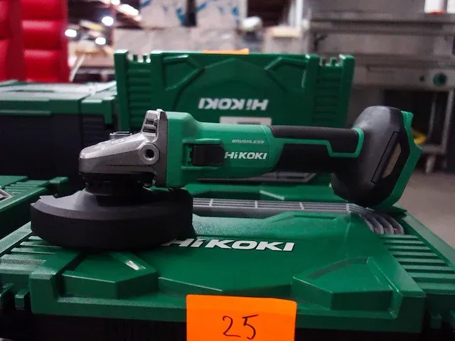 Accu haakse slijper hikoki - afbeelding 3 van  7