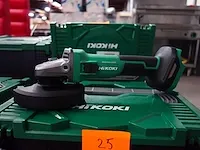 Accu haakse slijper hikoki - afbeelding 3 van  7