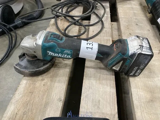 Accu haakse slijpmachine makita - afbeelding 2 van  4