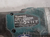 Accu haakse slijptol makita dg1506, werking niet gekend - afbeelding 2 van  2