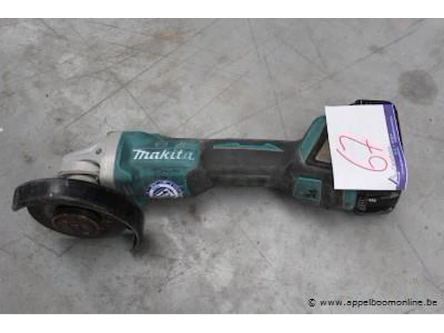 Accu haakse slijptol makita dga506, werking niet gekend - afbeelding 1 van  2