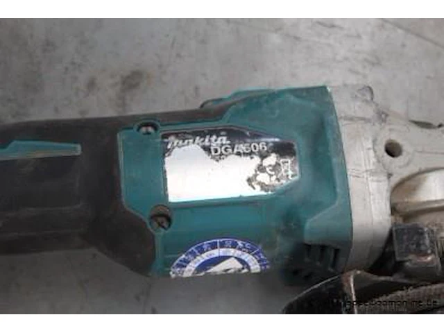 Accu haakse slijptol makita dga506, werking niet gekend - afbeelding 2 van  2