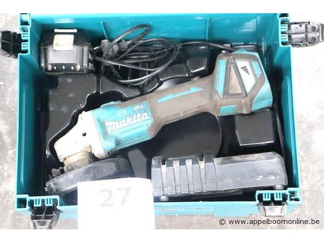 Accu haakse slijptol makita dga513, vv oplader, werking niet gekend - afbeelding 1 van  2
