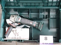 Accu haakse slijptol metabo wb 18 l tx bl 125, zonder batterij - afbeelding 1 van  2