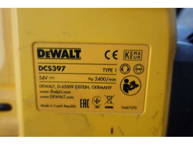 Accu handzaag dewalt - afbeelding 3 van  5