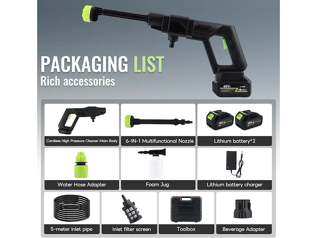 Accu hogedrukreiniger - afbeelding 2 van  4