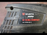 Accu-houthakenboormachine würth h 18-ma compact Accu-houthakenboormachine würth h 18-ma compact