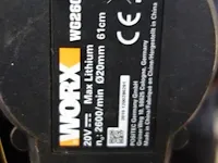 Accu kantenmaaier + accu heggenschaar worx - afbeelding 5 van  6