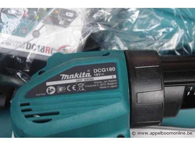 Accu kitpistool makita, dcg180 - afbeelding 2 van  2