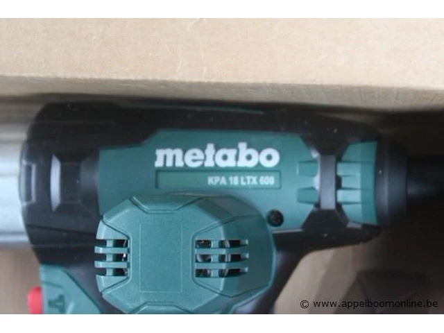 Accu kitpistool metabo, kpa 18 ltx 600 - afbeelding 2 van  2