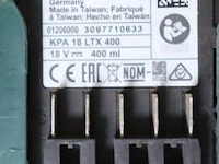 Accu kitpistool mtabo kpa 18 ltx 400, zonder batterij - afbeelding 2 van  2