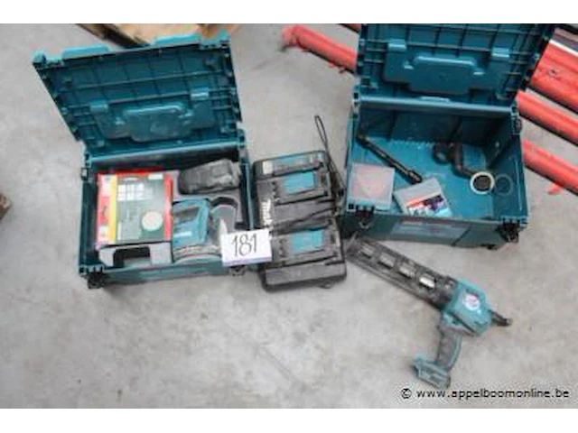 Accu kitpistool plus handschuurmachine makita - afbeelding 1 van  3