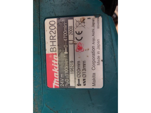 Accu klopboorhamer makita - afbeelding 3 van  5